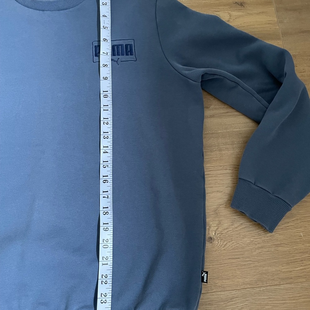 Puma Men's Crewneck Sweater in Blue, S - Picture 5 of 6